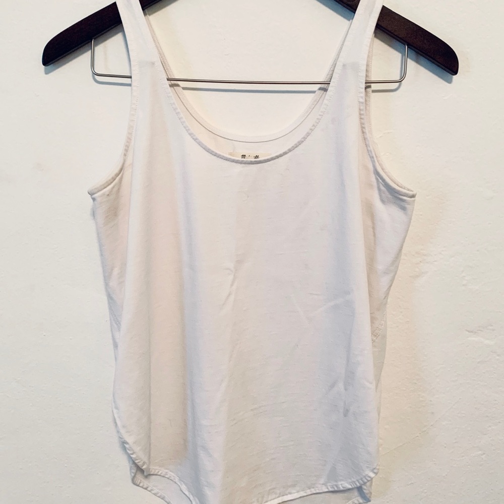 Madewell White Tank Top
